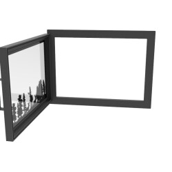 Дверка каминная 520х370