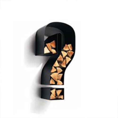 Дровница серии Лофт “Вопрос“