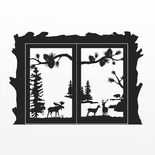 Каминный экран “Сибирь“