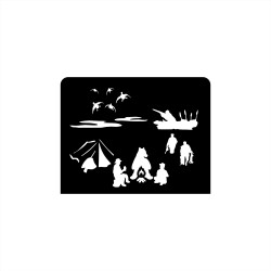 Дровница Классик “Охотничьи байки“