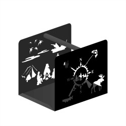 Дровница Классик “Охотничьи байки“