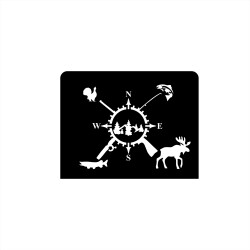 Дровница Классик “Охотничьи байки“