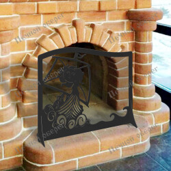 Каминный экран “Волга“