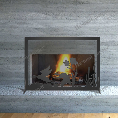 Каминный экран “Утки“