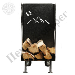 Дровница-тележка “Алтай“