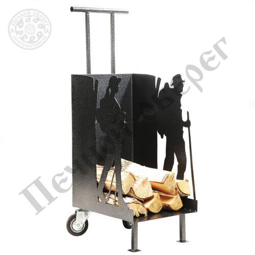 Дровница-тележка “Алтай“